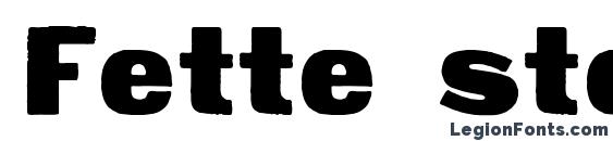 шрифт Fette steinschrift, бесплатный шрифт Fette steinschrift, предварительный просмотр шрифта Fette steinschrift