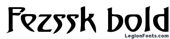 Fezssk bold font, free Fezssk bold font, preview Fezssk bold font