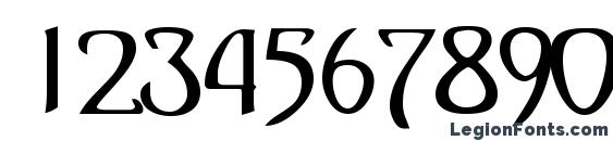 Fezssk regular Font, Number Fonts