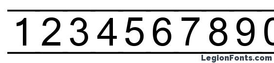 Fibox Font, Number Fonts