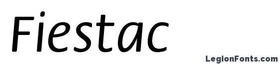 Fiestac font, free Fiestac font, preview Fiestac font