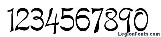Figaro script Font, Number Fonts