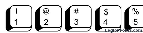 Fikey2 Font, Number Fonts