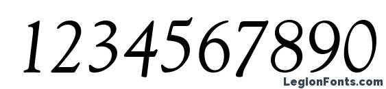 Filco Olde Style Italic Font, Number Fonts