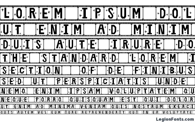 specimens Film Star font, sample Film Star font, an example of writing Film Star font, review Film Star font, preview Film Star font, Film Star font