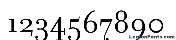 Filosofia Cyr Web Regular Font, Number Fonts