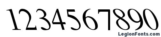Filte Font, Number Fonts