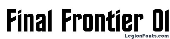 Final Frontier Old Style Font