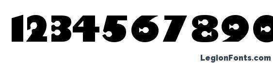 Findet Nemo Font, Number Fonts