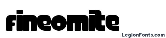 FineOMite Font