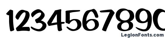 Finkcasual Font, Number Fonts