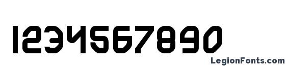 Firefly Font, Number Fonts