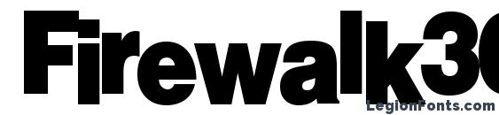 Firewalk36 bold Font