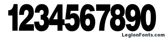 Firewalk36 regular ttcon Font, Number Fonts