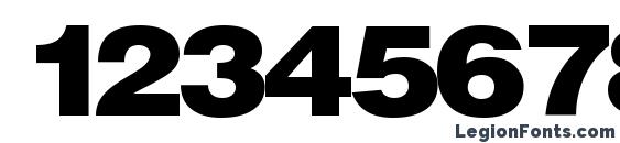 Firewalk36 regular ttext Font, Number Fonts