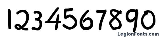 First Grader Font, Number Fonts