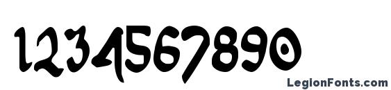 First Order Condensed Font, Number Fonts