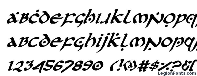 glyphs First Order Italic font, сharacters First Order Italic font, symbols First Order Italic font, character map First Order Italic font, preview First Order Italic font, abc First Order Italic font, First Order Italic font