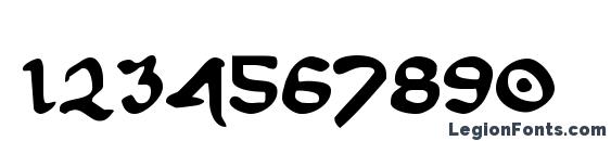 First Order Plain Font, Number Fonts