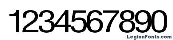 First regular ttnorm Font, Number Fonts