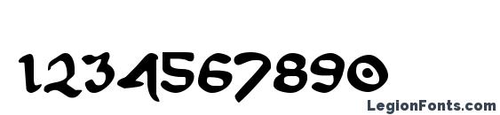 First Font, Number Fonts