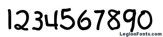 Firstgr Font, Number Fonts