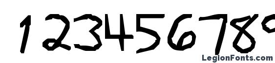 Firstgradedisplaycapsssk Font, Number Fonts