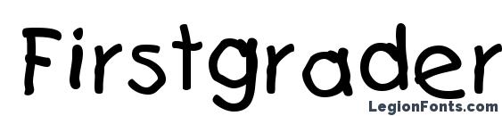 Firstgrader font, free Firstgrader font, preview Firstgrader font
