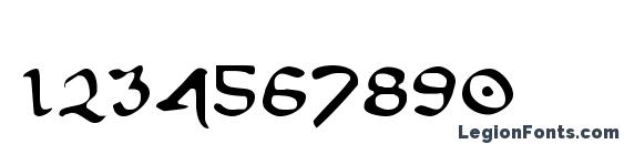 Firstl Font, Number Fonts