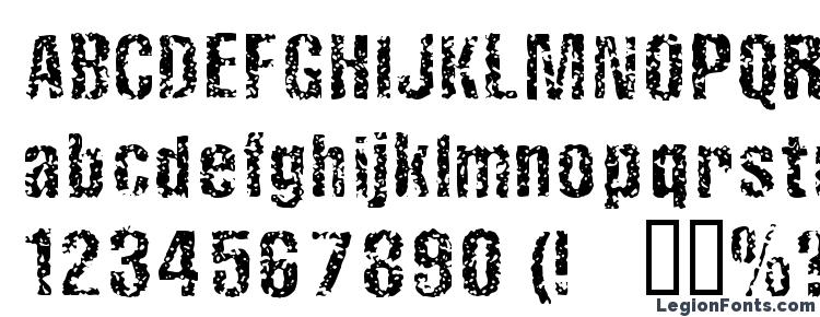 глифы шрифта Fistroratted normal, символы шрифта Fistroratted normal, символьная карта шрифта Fistroratted normal, предварительный просмотр шрифта Fistroratted normal, алфавит шрифта Fistroratted normal, шрифт Fistroratted normal