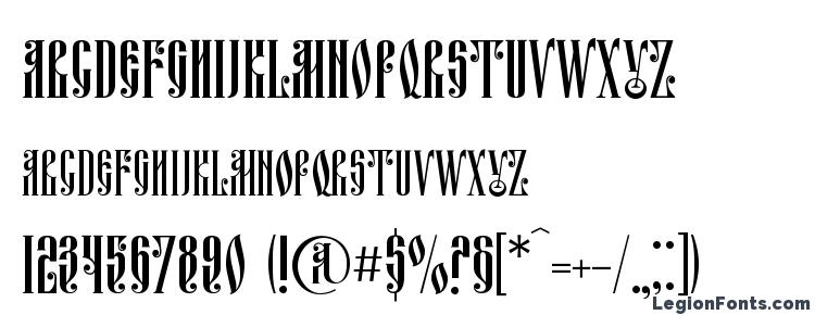 глифы шрифта Fitavjazc, символы шрифта Fitavjazc, символьная карта шрифта Fitavjazc, предварительный просмотр шрифта Fitavjazc, алфавит шрифта Fitavjazc, шрифт Fitavjazc