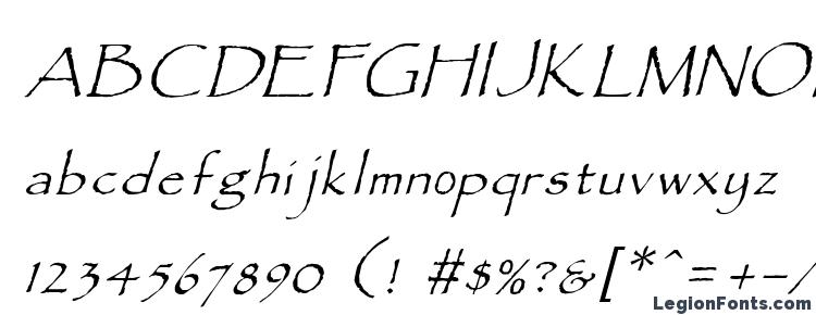 глифы шрифта Fitzroy Italic, символы шрифта Fitzroy Italic, символьная карта шрифта Fitzroy Italic, предварительный просмотр шрифта Fitzroy Italic, алфавит шрифта Fitzroy Italic, шрифт Fitzroy Italic