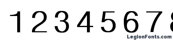 FixHelvDL Bold Font, Number Fonts