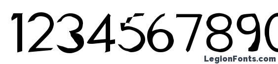 FKR NiceLife Medium Font, Number Fonts