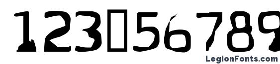 FKR ParkLife UltraBold Font, Number Fonts