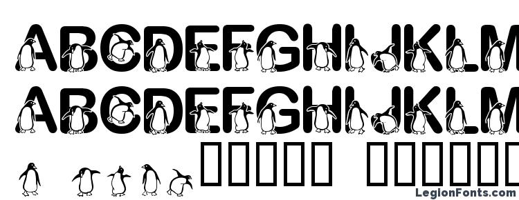 glyphs Fl penguin font, сharacters Fl penguin font, symbols Fl penguin font, character map Fl penguin font, preview Fl penguin font, abc Fl penguin font, Fl penguin font