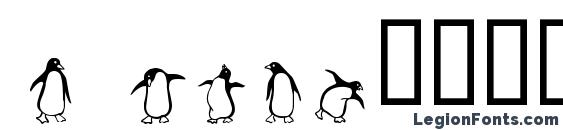 Fl penguin Font, Number Fonts