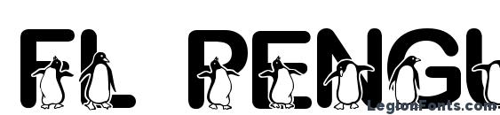 Fl penguin font, free Fl penguin font, preview Fl penguin font