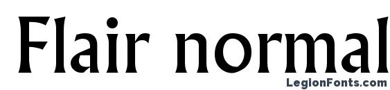 Flair normal Font, Serif Fonts
