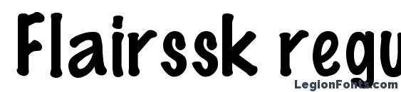 Flairssk regular Font