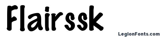 Flairssk font, free Flairssk font, preview Flairssk font