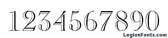 Flakes Font, Number Fonts