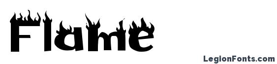 Flame font, free Flame font, preview Flame font