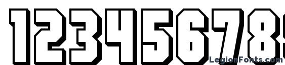 Flashback version 3 Font, Number Fonts