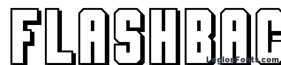 Flashback font, free Flashback font, preview Flashback font