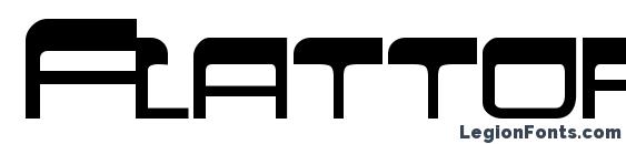 Flattopscapsssk bold Font