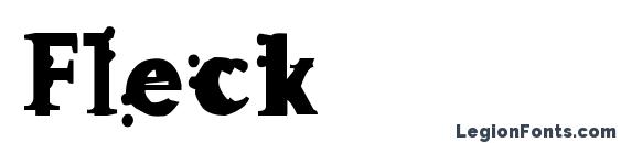 Fleck font, free Fleck font, preview Fleck font