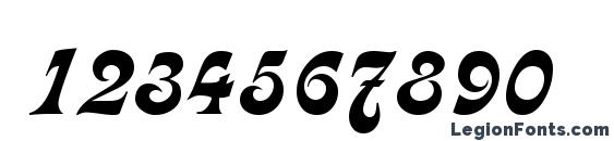 Fleetwood Regular Font, Number Fonts