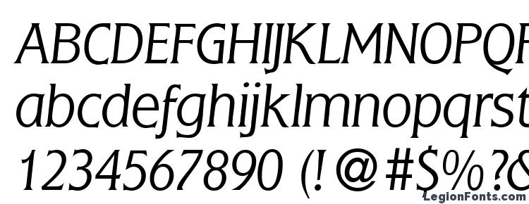 glyphs Fleming Light Italic font, сharacters Fleming Light Italic font, symbols Fleming Light Italic font, character map Fleming Light Italic font, preview Fleming Light Italic font, abc Fleming Light Italic font, Fleming Light Italic font