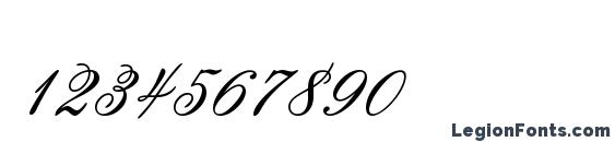 Flemish Script BT Font, Number Fonts